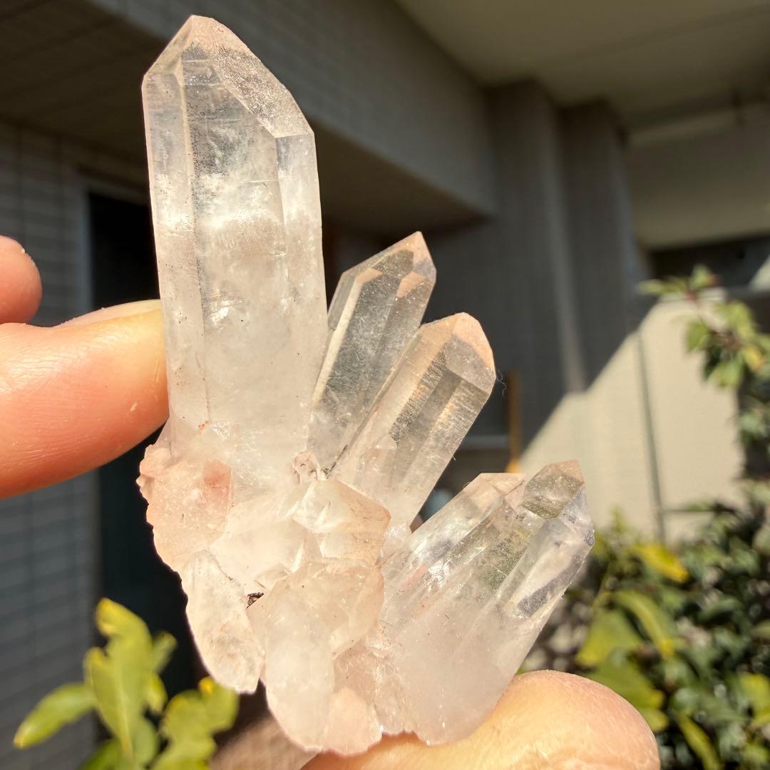 自然色　水晶クラスター モリオン　14個セット　1kg 水晶　原石　自然石c1