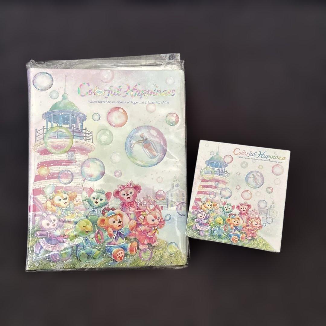 TDS ダッフィーフレンズ カラフルハピネス ワッペン &ワッペンホルダー