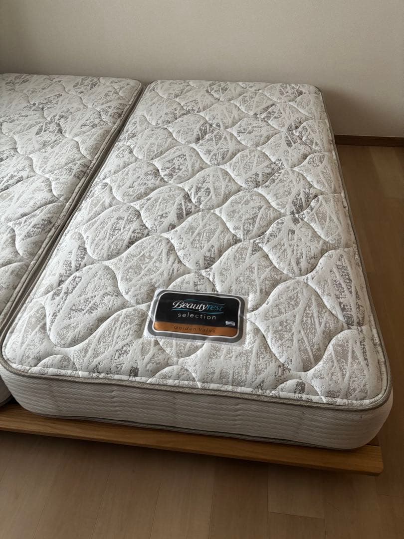 【harry❶】4)マットレス+無印良品フレームセッ