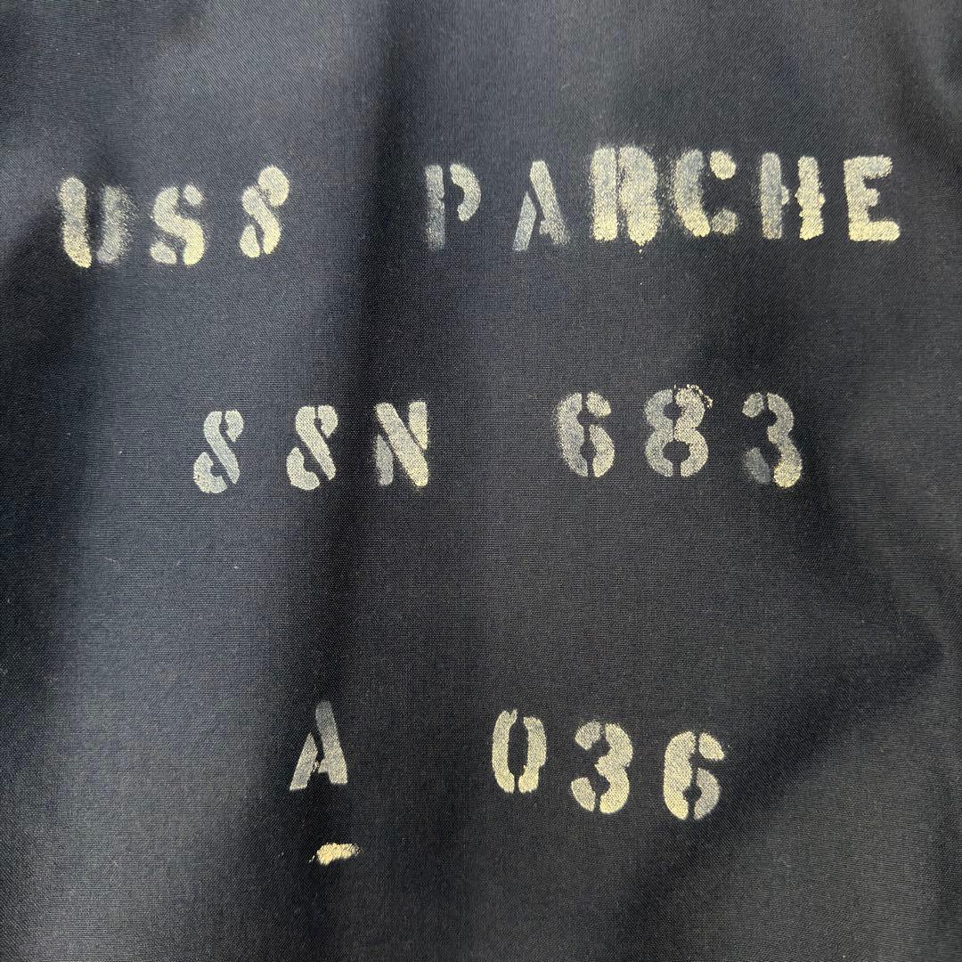 h*9様 US NAVY アラミドデッキジャケット 初期 米軍実物 ステンシル