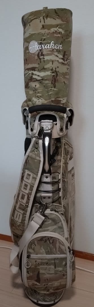 DOCUS ドゥーカス　迷彩 キャディバッグ スタンド付き