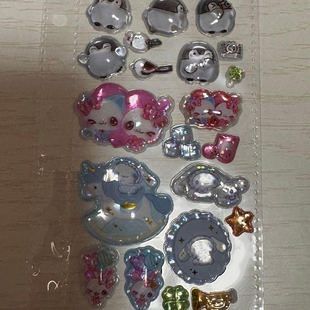 ボンボンドロップシール　たまごっち　ちいかわ　しずくちゃん　サンリオ　平成