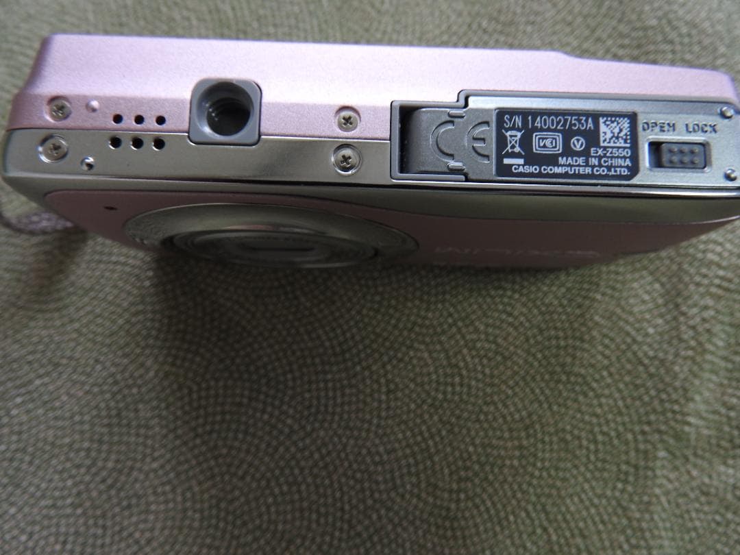 【動作品】CASIO カシオ EX-Z550　 コンパクトデジタルカメラ ピンク