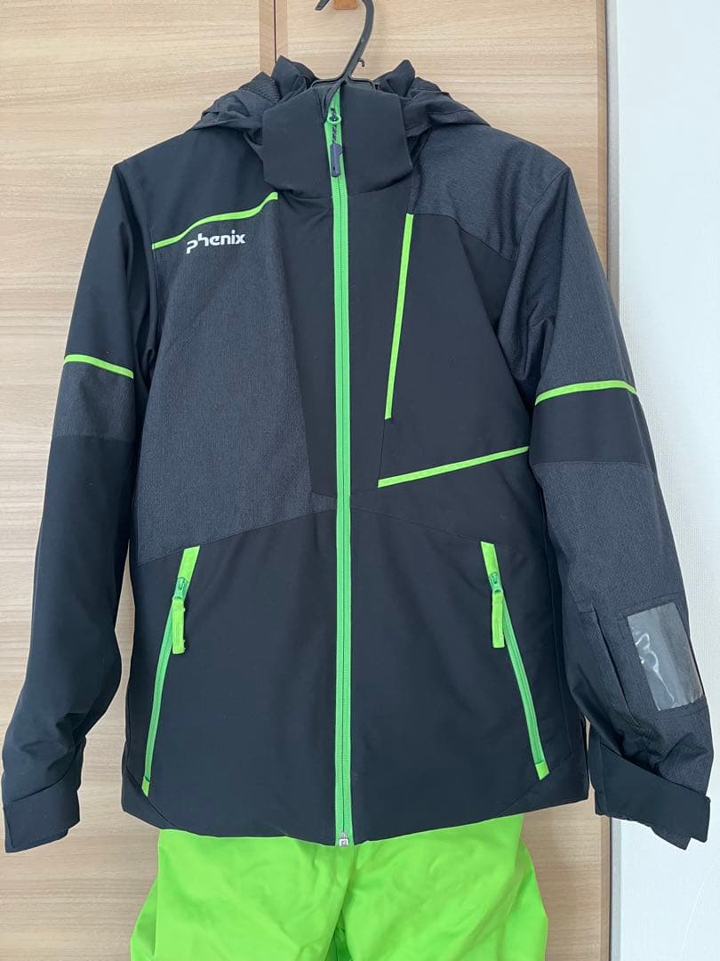 phenix スキーウェアセット 160 黒/緑
