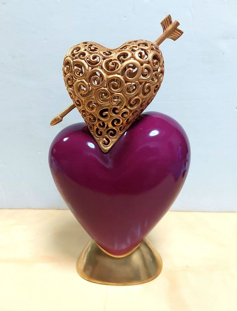 値下【LAMPE BERGER ランプベルジェ】フレグランスランプ　ダブルハート