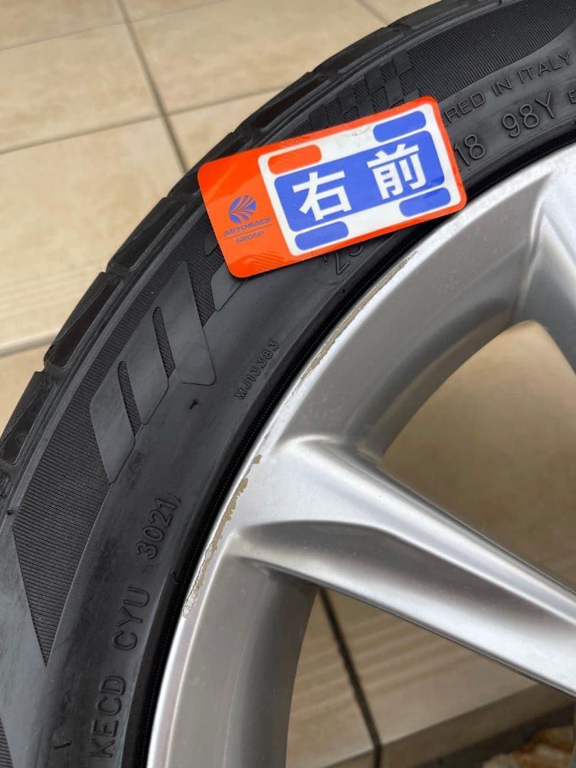 マークX GRX130 純正アルミホイール 18インチ