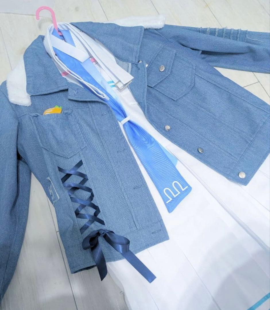 コスプレ ホロライブ 兎田ぺこら ウィッグ 衣装