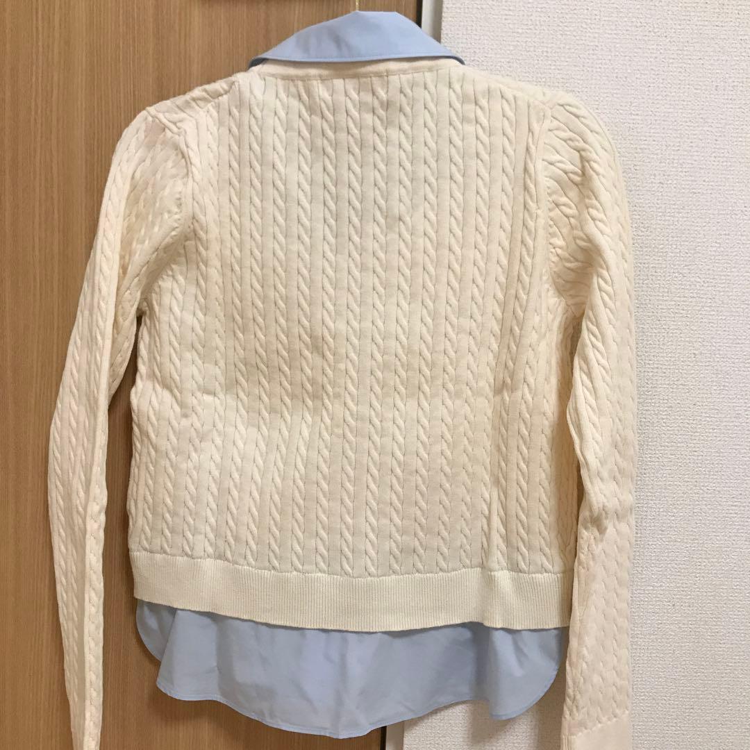 トップス herlipto layered cable Knit cardigan