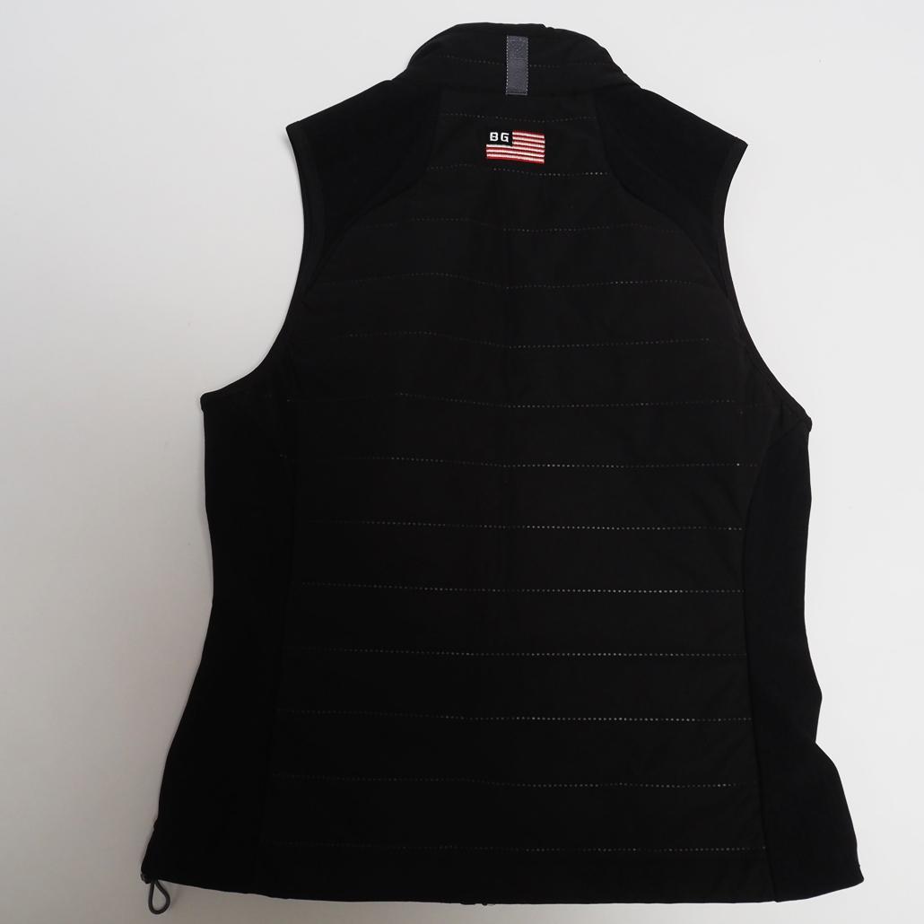 美品 BRIEFING GOLF ウィメンズ中綿ベスト BRG203W30 黒