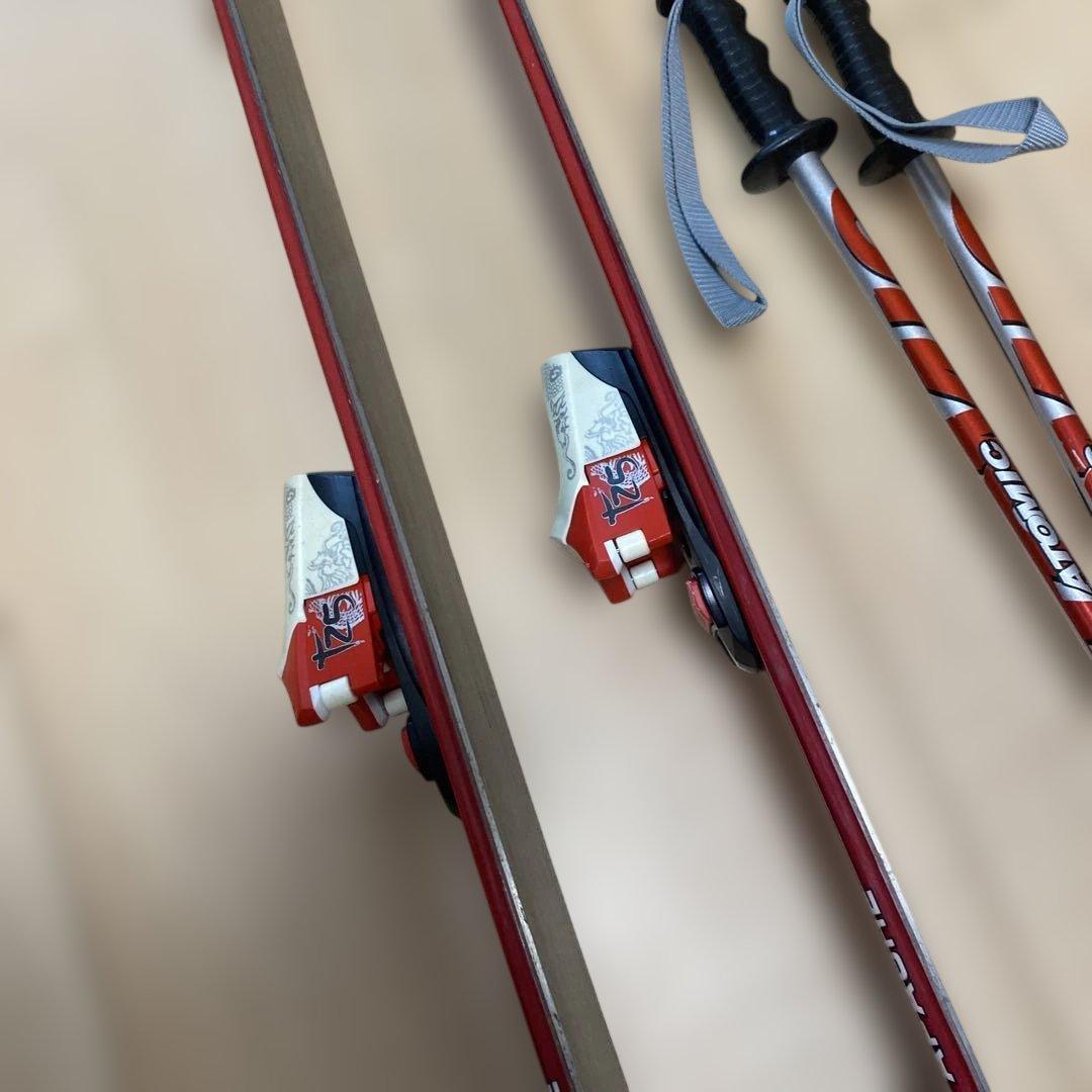 K2 ジュニア　スキー板125㎝　3点セット