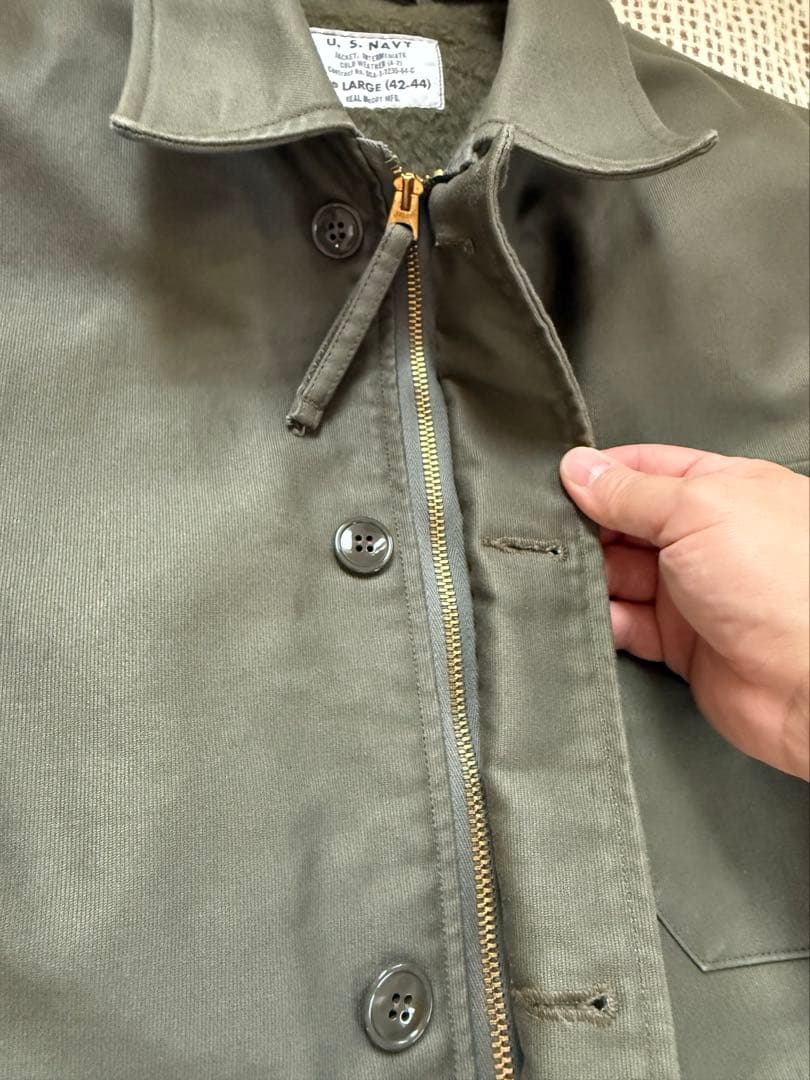 マッコイズrealmccoy’s MJ21113 A-2デッキジャケットUSN