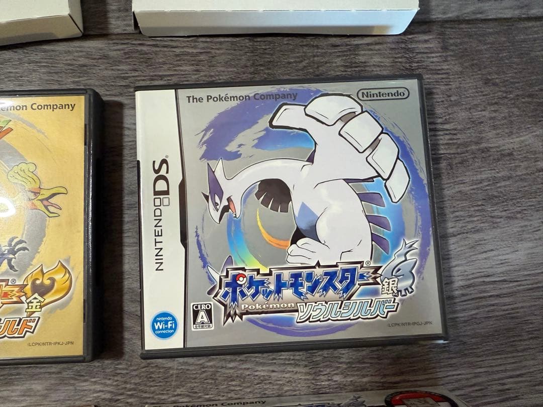 DS ポケットモンスター ハートゴールド & ソウルシルバー ポケウォーカー有り
