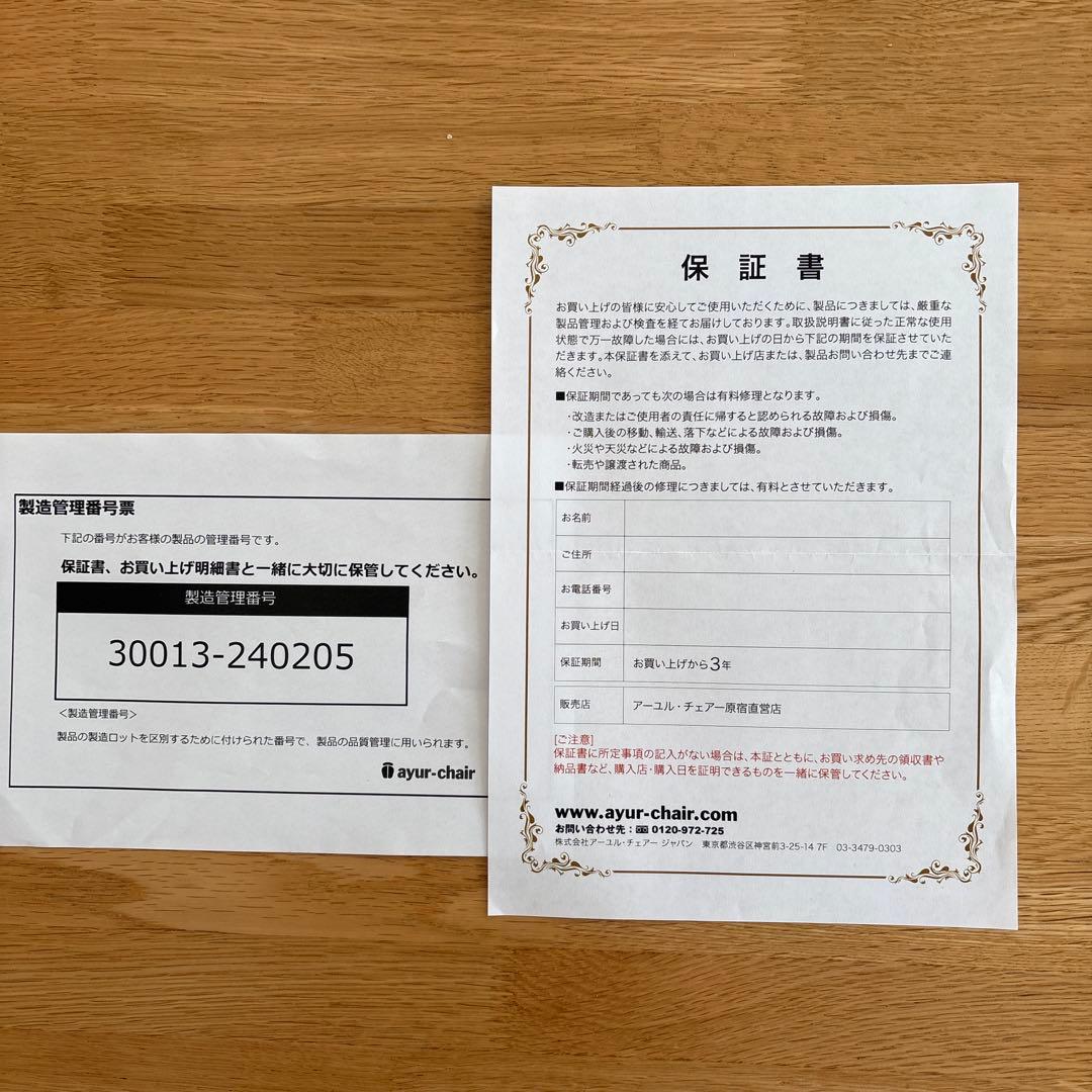 Ayur Chair(アーユルチェアー)オクトパス※シートカバー付き