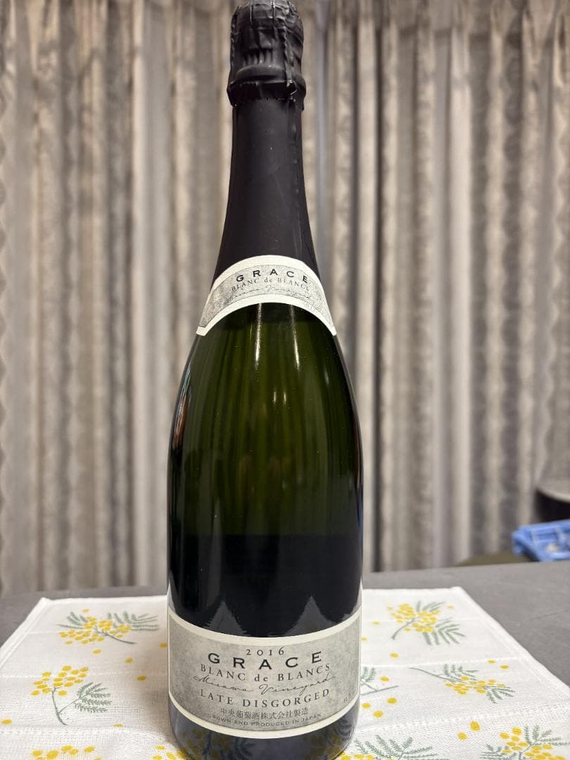 y3　【キュヴェ三澤】グレイス ブラン・ド・ブラン 2016 瓶内7年熟成