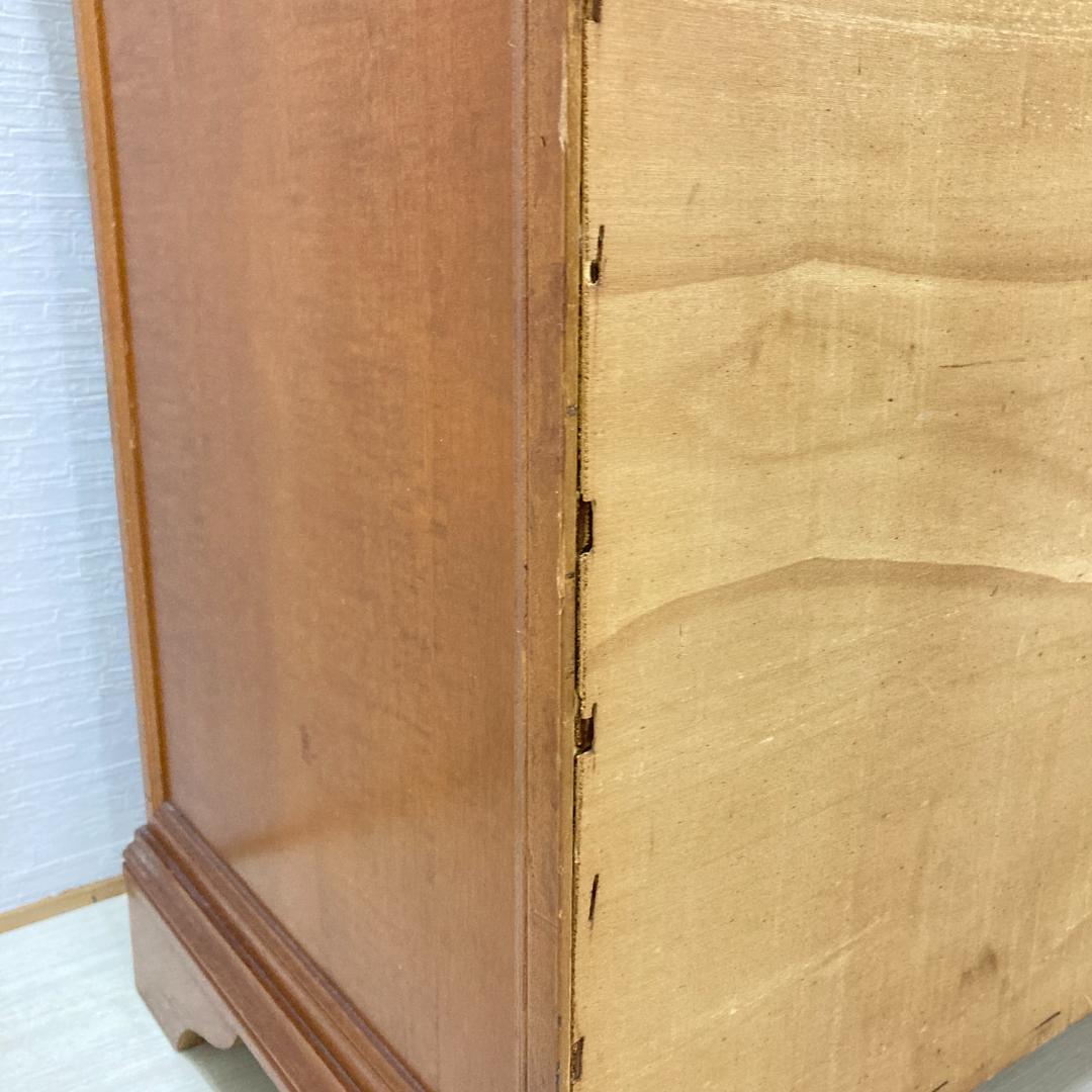 イギリス　アンティーク　４段チェスト　タンス　収納