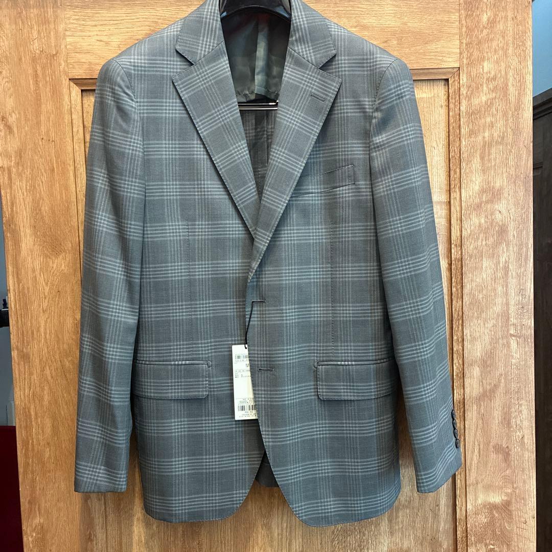 【新品未使用】五大陸ビジネスジャケット Mサイズ グレー系