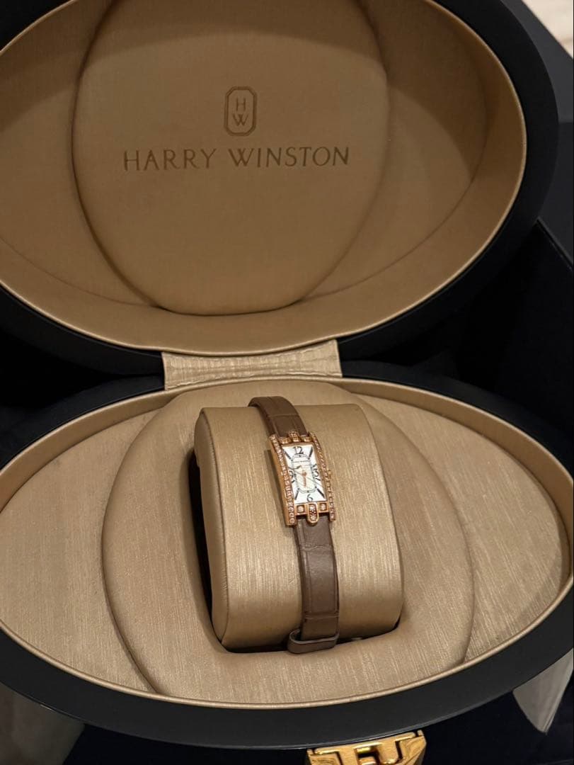 HARRY WINSTON ダイヤモンド装飾 腕時計