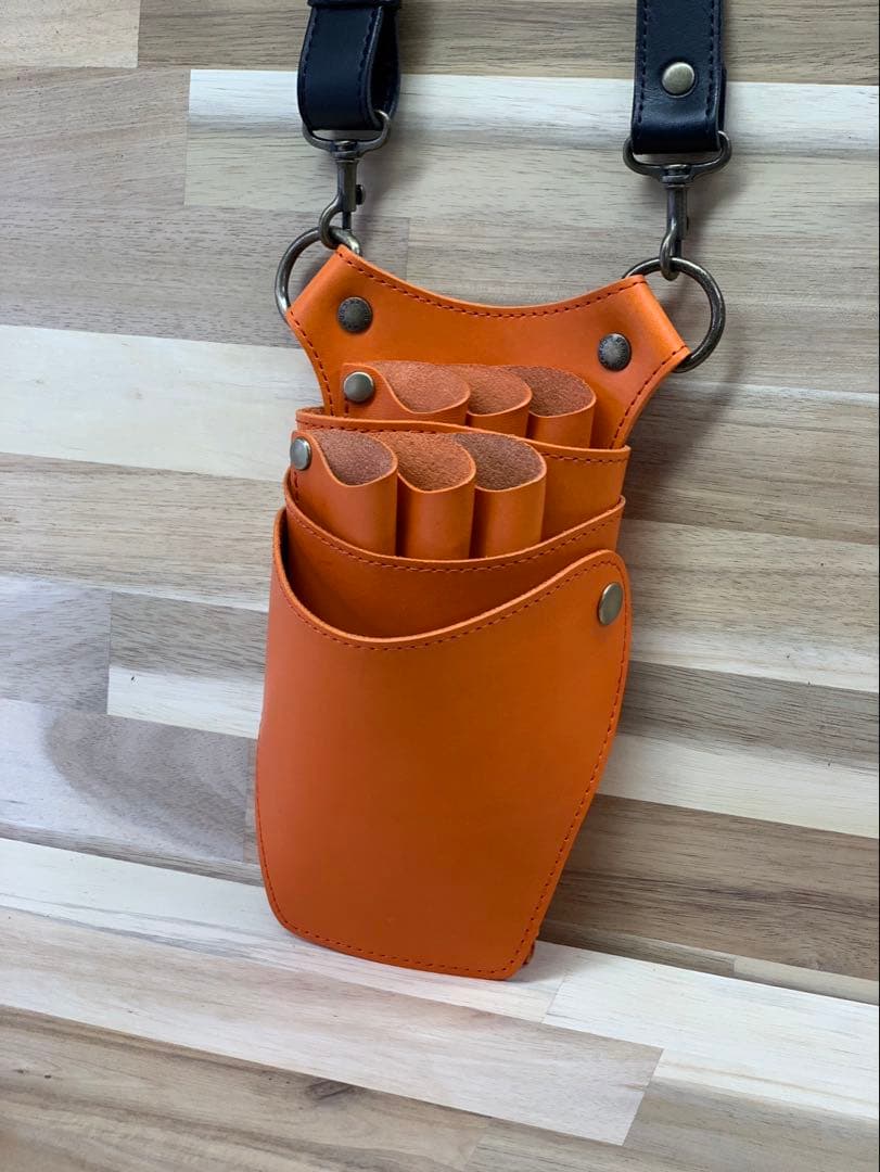 シザーケース　美容師　理容師　トリマー　美容関係　本革