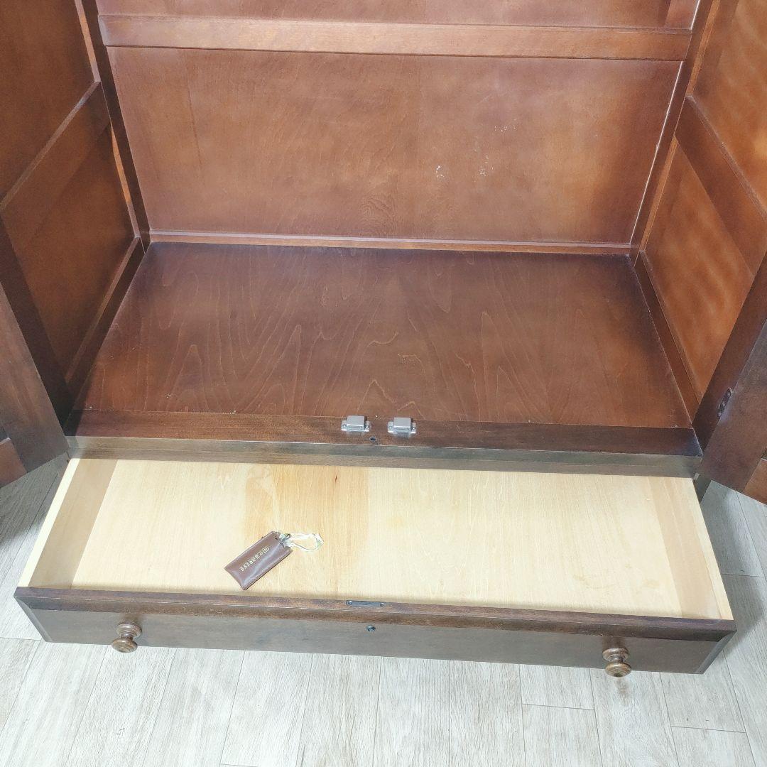 ◇大阪府神戸市配達無料！◇北海道民芸家具◇洋服箪笥ワードローブ◇アンティーク◇