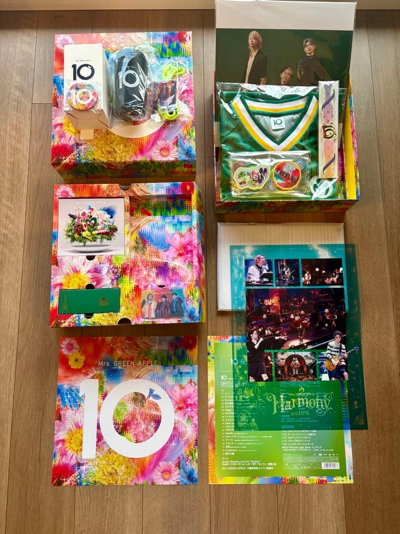 Mrs. GREEN APPLE 10周年記念商品コンプリートボックス+特典追加