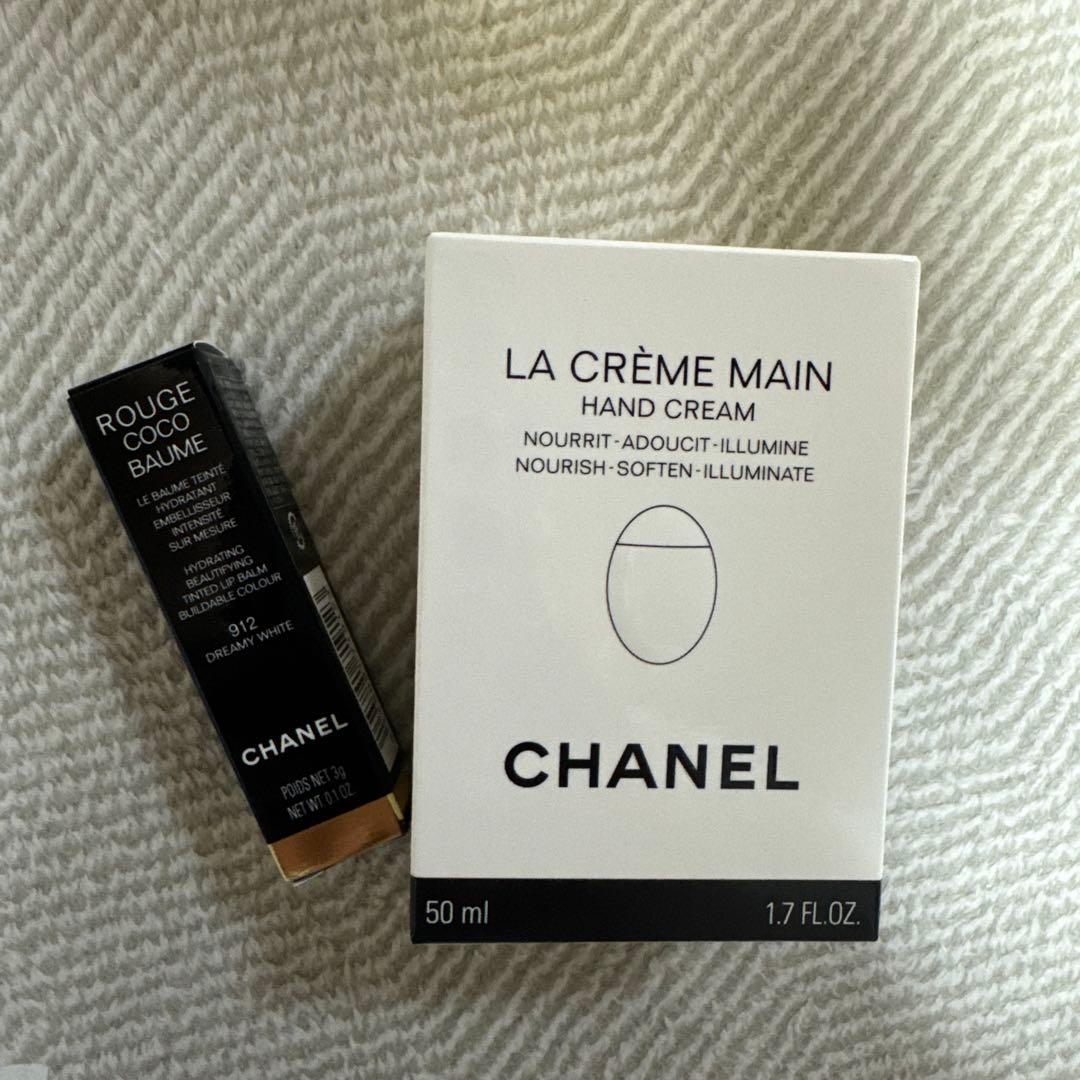 CHANEL LA CRÈME MAINS & ROUGE COCO BAUME