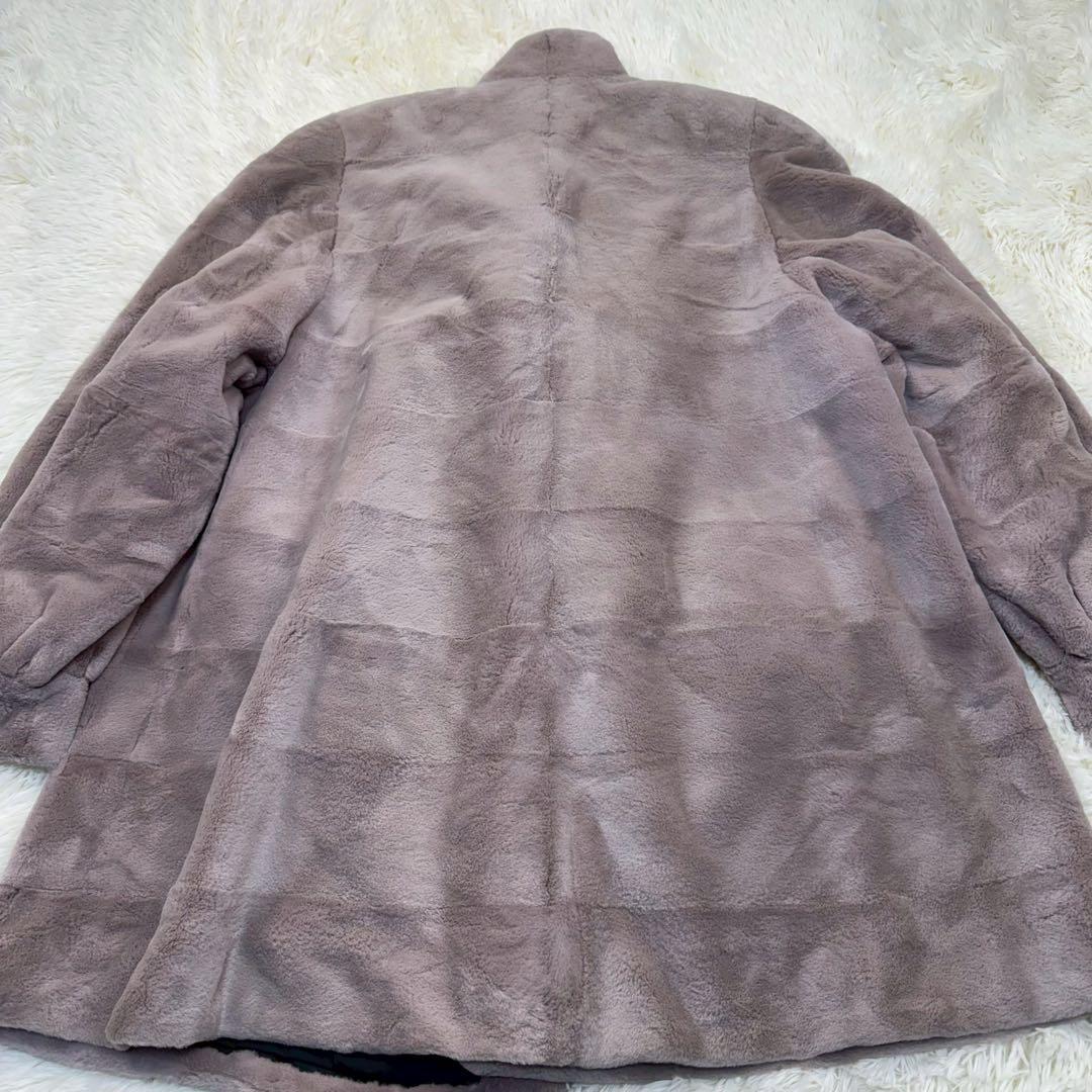 希少カラー✨ サガミンク ピンク ファーコート フリーサイズ 銀タグ