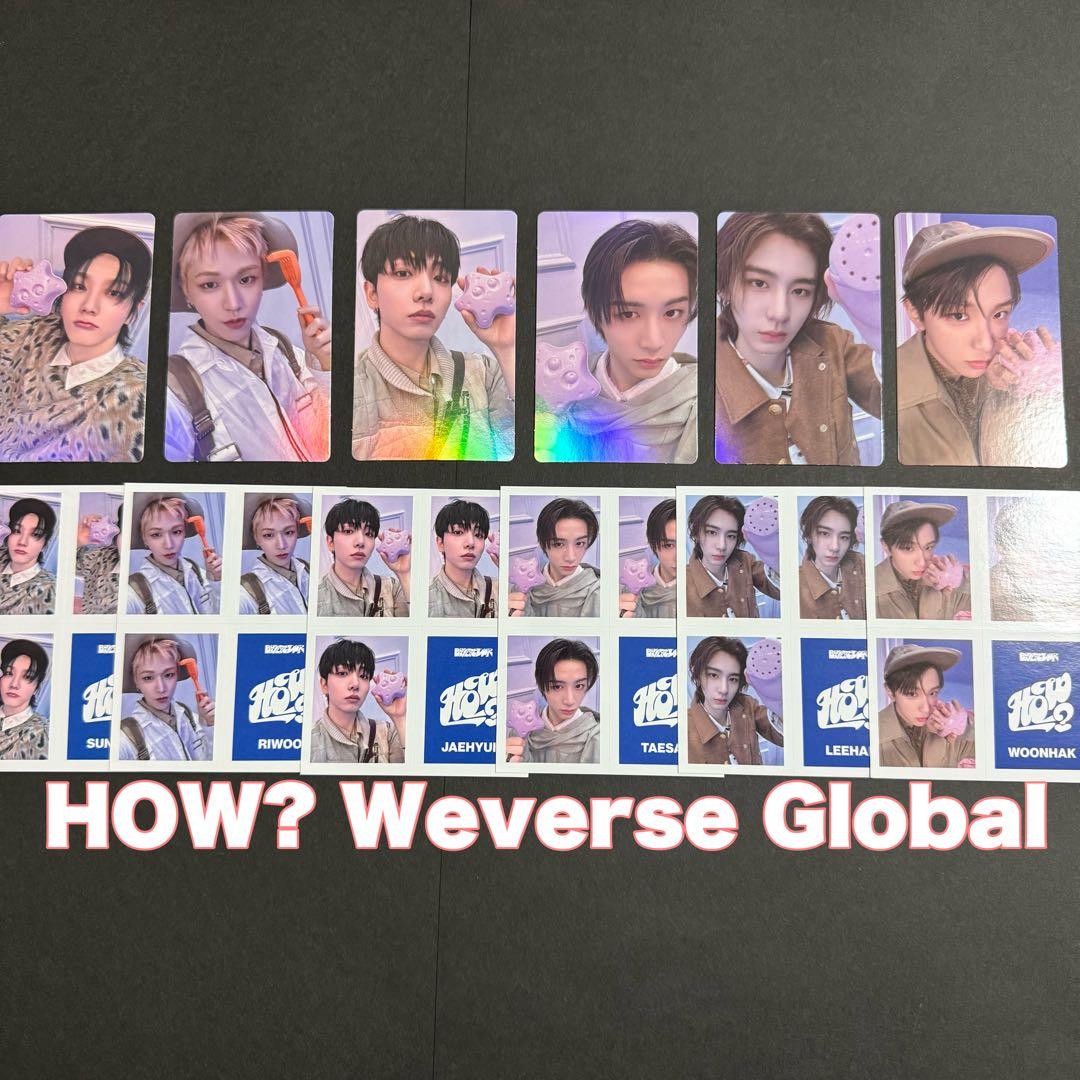 HOW Weverse Global sticker 特典 トレカ セット