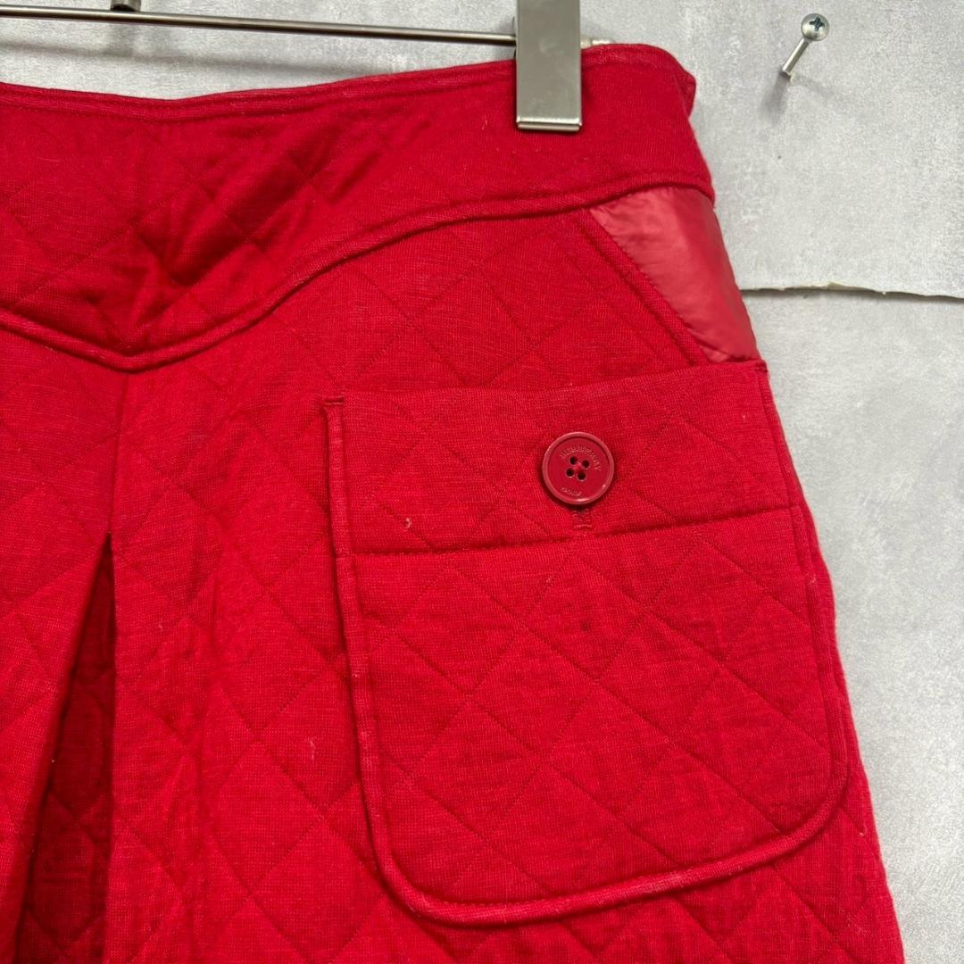 Burberry GOLF センタープリーツ　キルティングスカート N2553