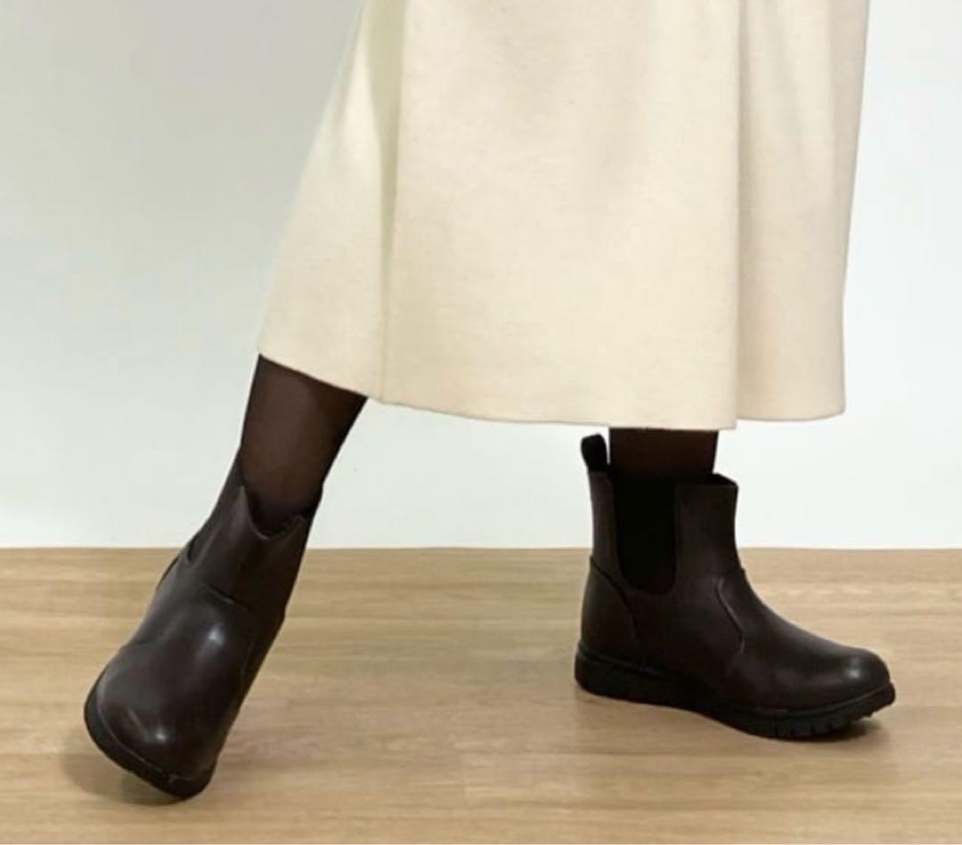 ノースデートNorthDateサイドゴア＊スノーブーツWグリップスパイク２５cm