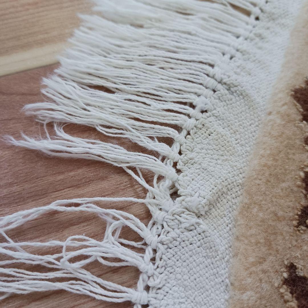 GHRY2653 高級ペルシャ ナイン産 オーバル 手織絨毯