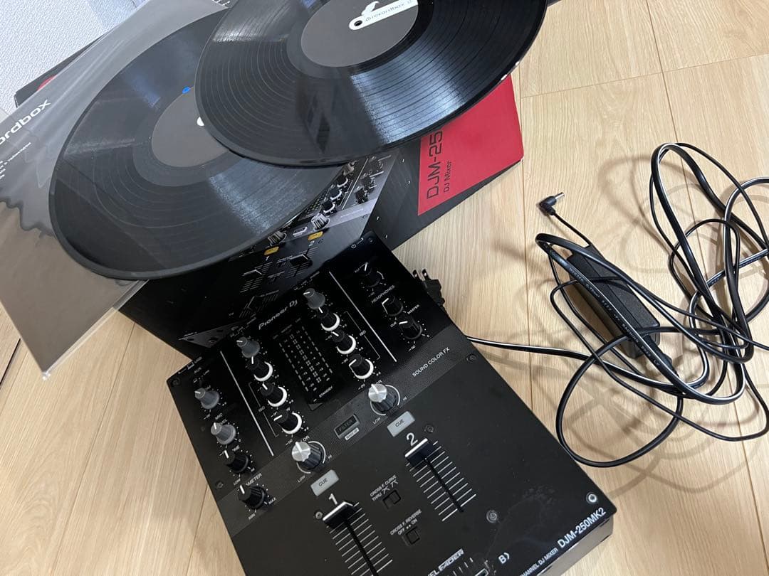Pioneer DJM 250 mk2 バイナル付き