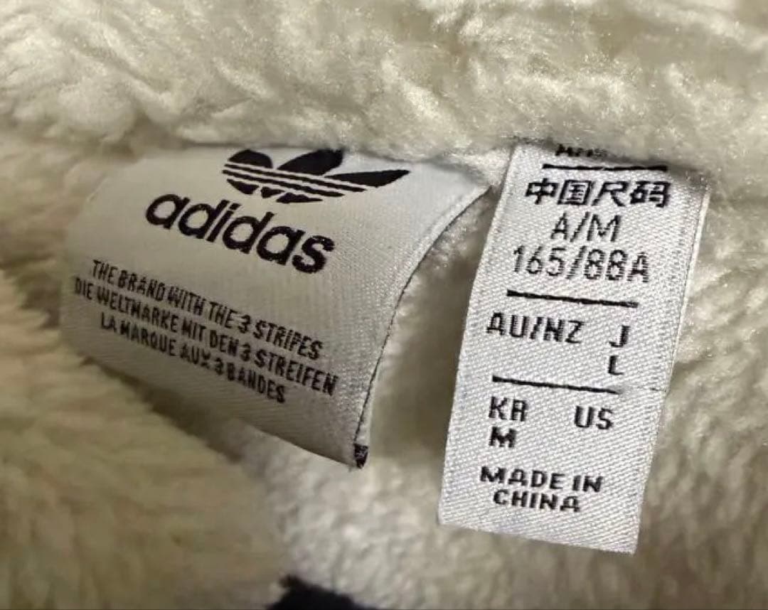 美品　アディダスオリジナルス　デニムジャケット　ボアジャケット