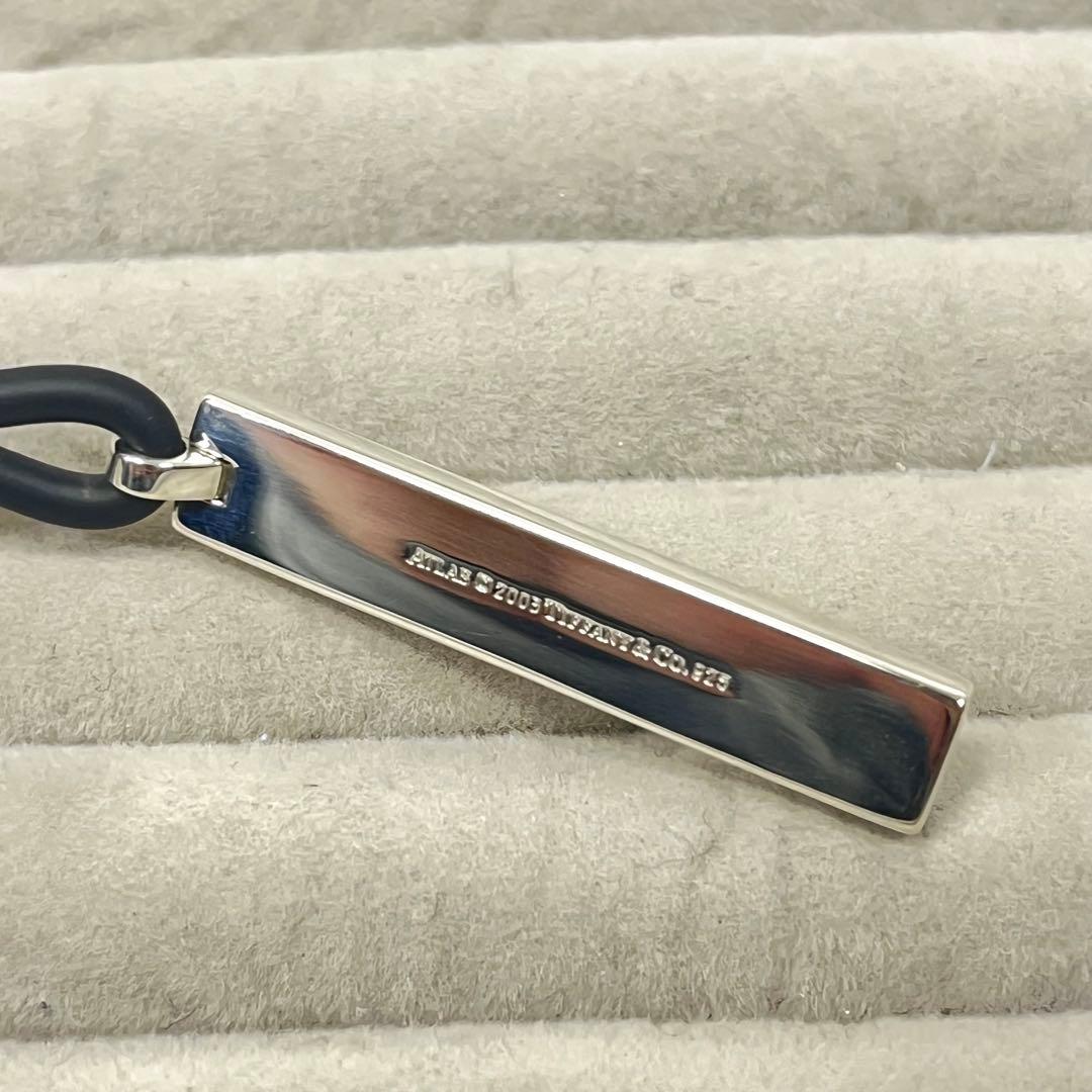 美品✨ティファニー　ネックレス　アトラス　ラバー　シリコン　シルバー　925