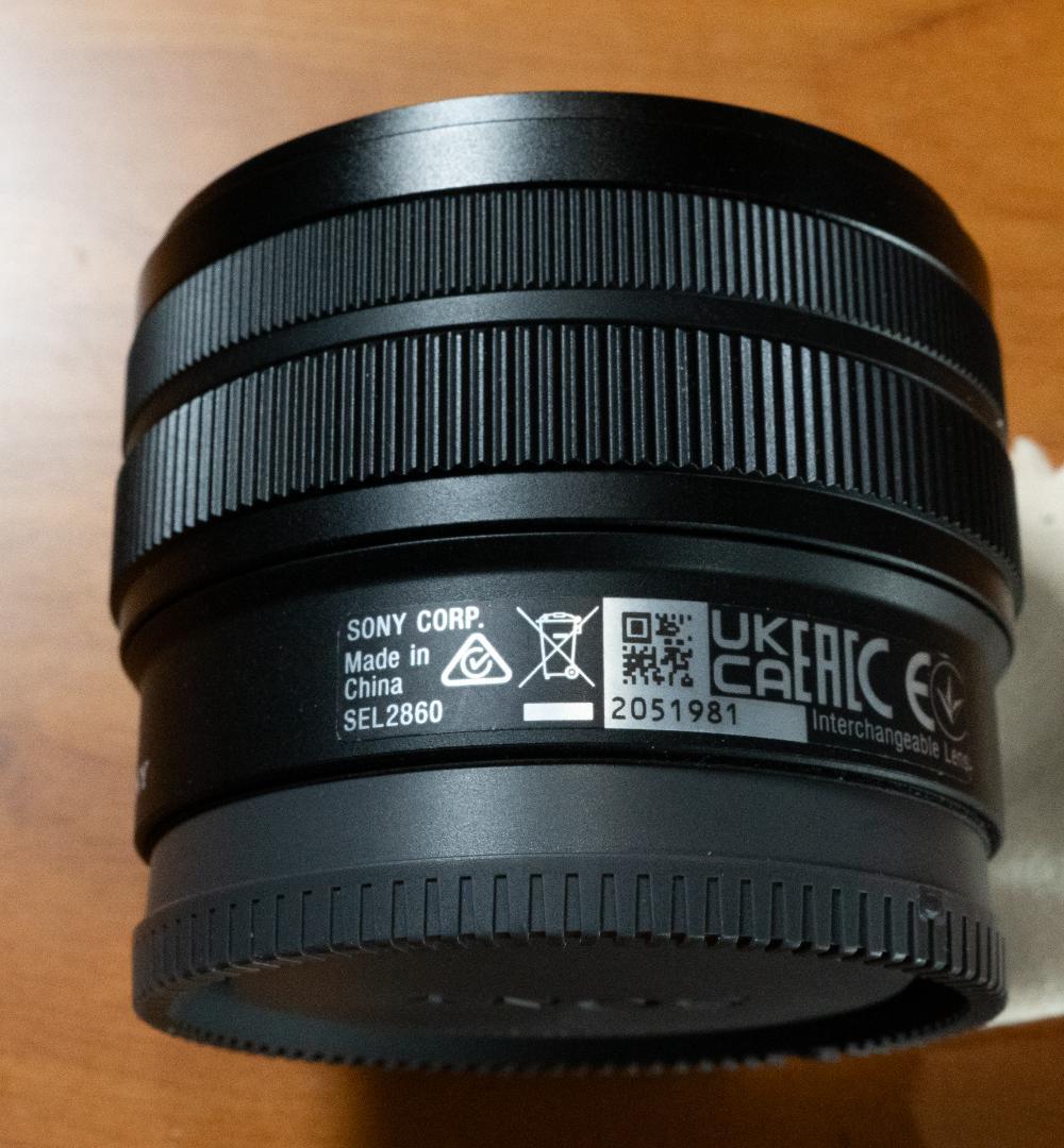 SONY FE 28-60mm ズームレンズ・フルサイズ用(目立つ傷のない良品)