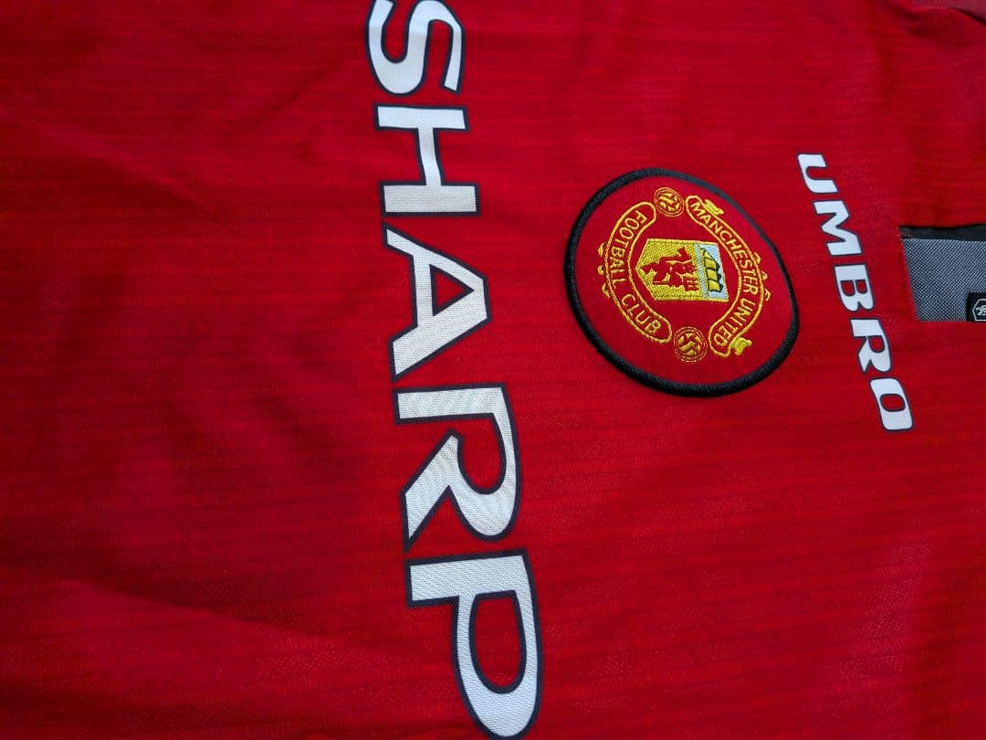 ヴィンテージユニフォームマンチェスターユナイテッドNo.10ベッカム長袖