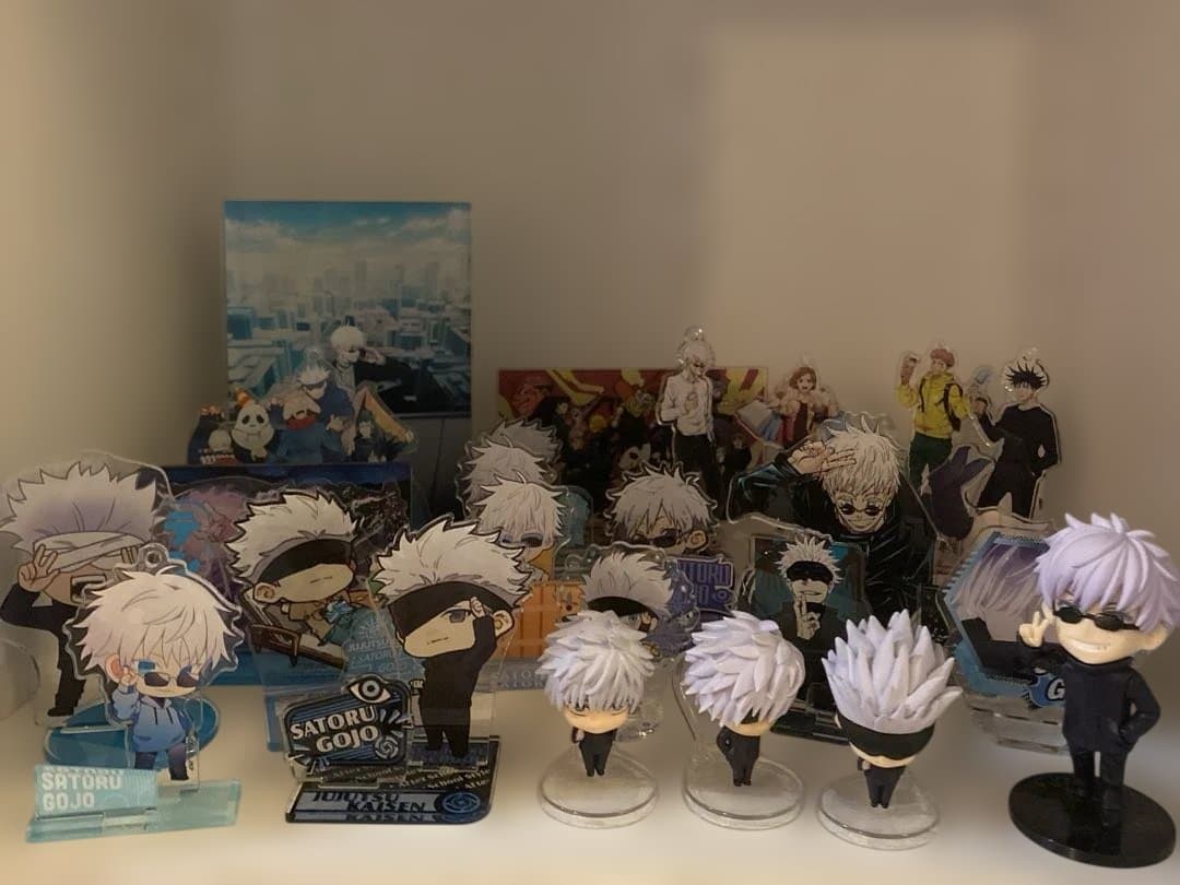 呪術廻戦　五条悟　アクスタ　フィギュア　アクリルブロック