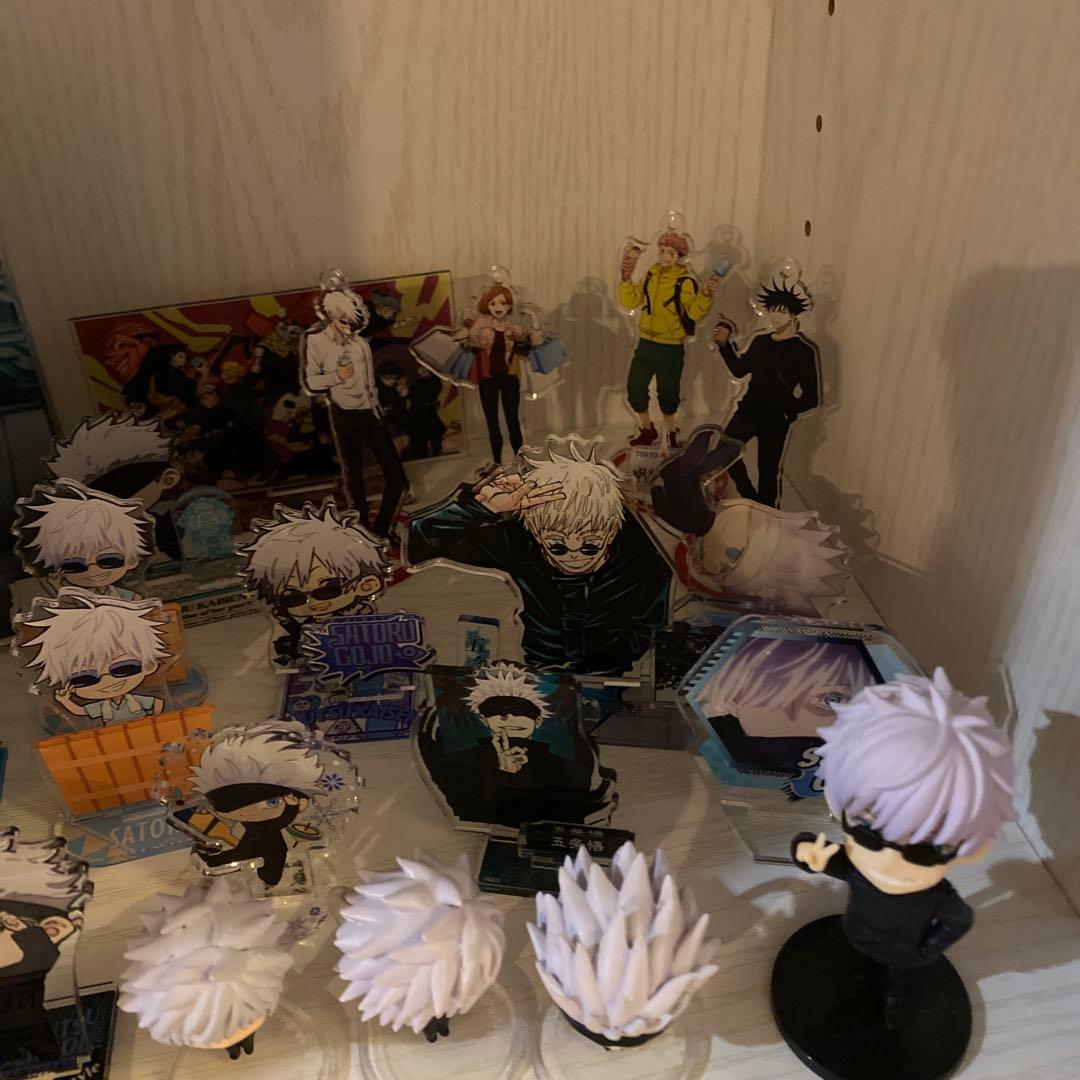 呪術廻戦　五条悟　アクスタ　フィギュア　アクリルブロック