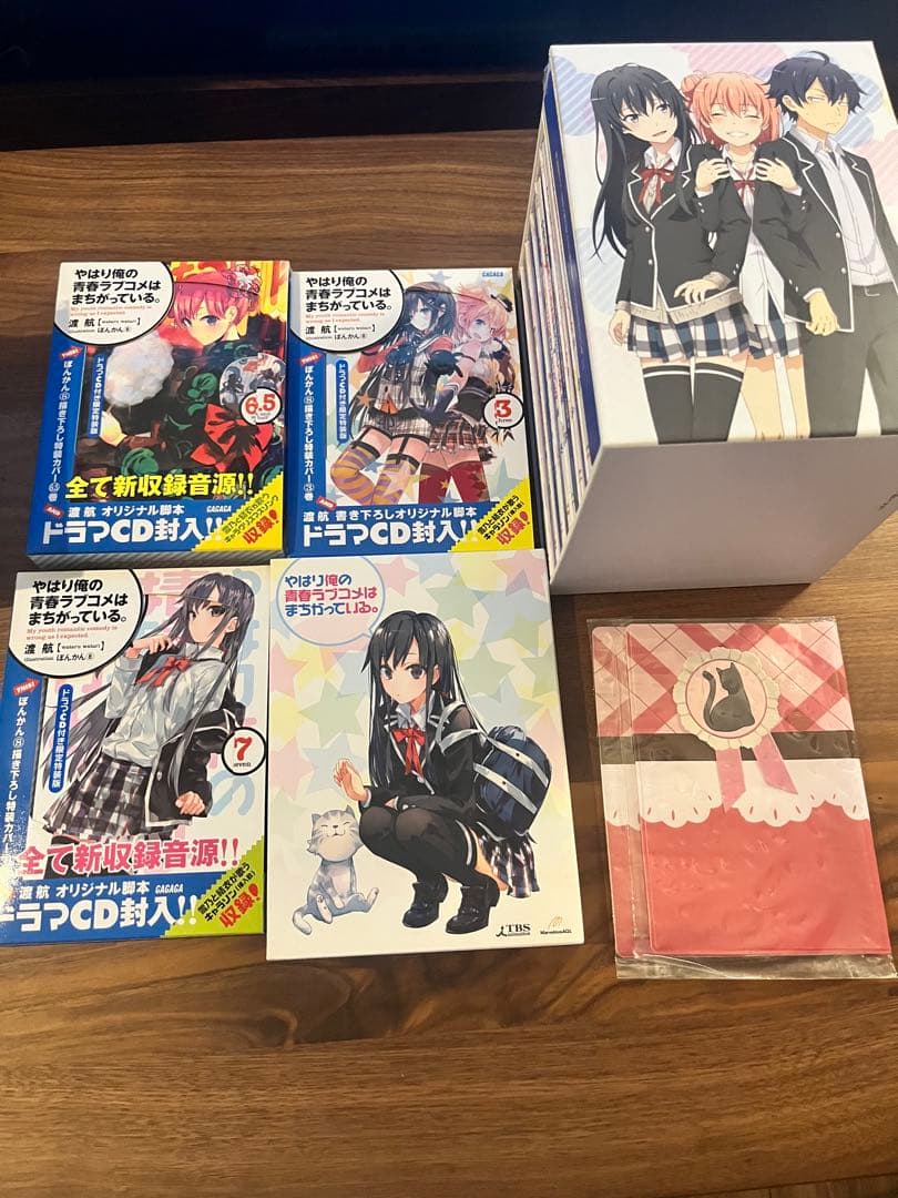 俺ガイル(続)DVD.小説全巻セット、1期初回特典付き