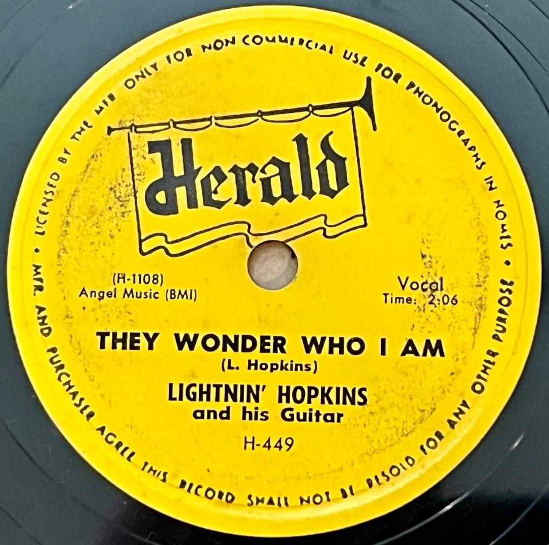 洋楽 Lightnin' Hopkins Evil Hearted Woman