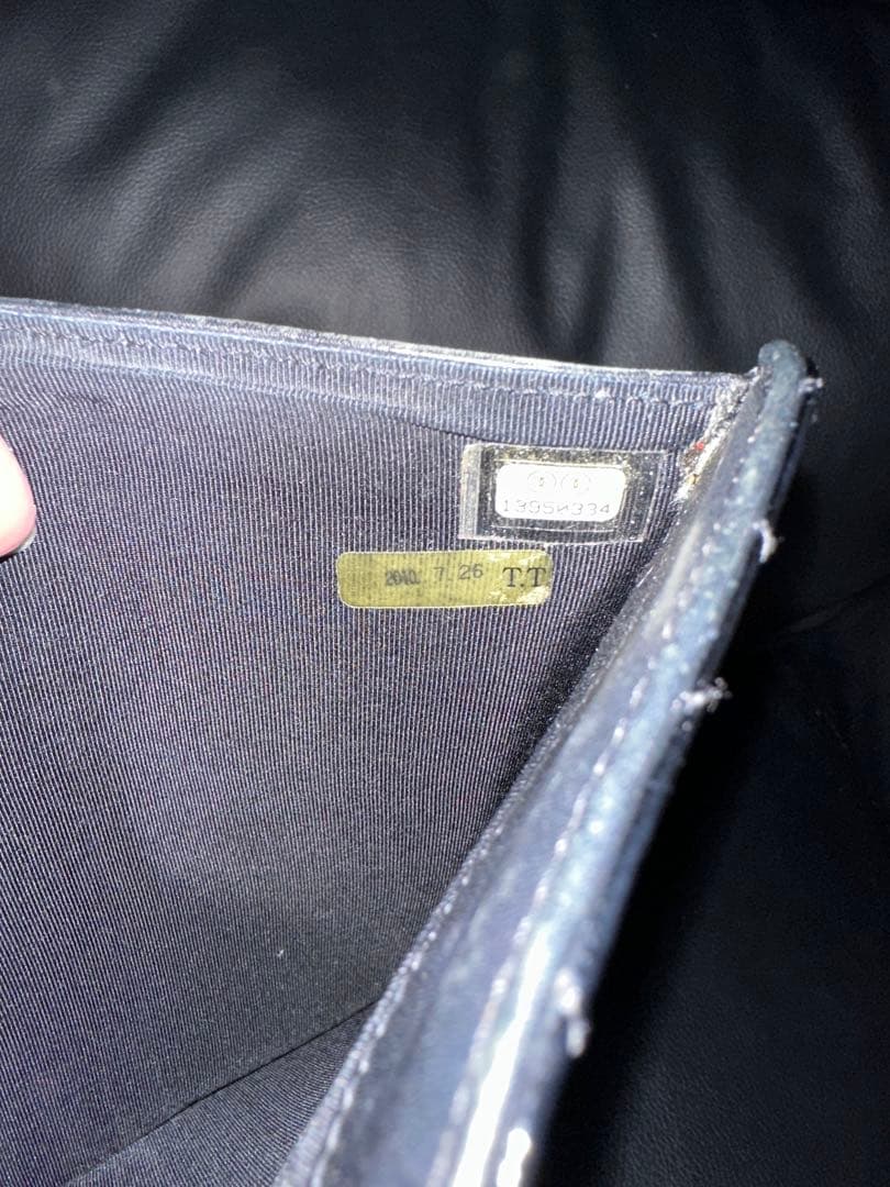 CHANEL ブラック 長財布 マトラッセ