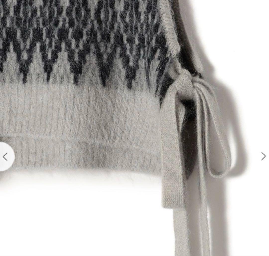 【unfil】アンフィル ロイヤルベビーアルパカ ノルディック ビブ(ベスト)