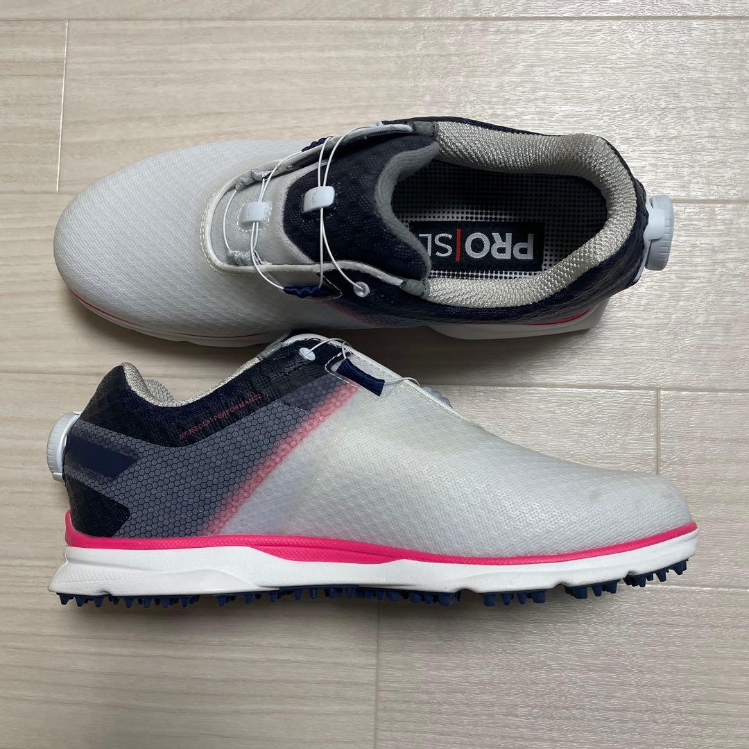 新品 フットジョイ PRO SL レディース ゴルフ シューズ 23.5cm