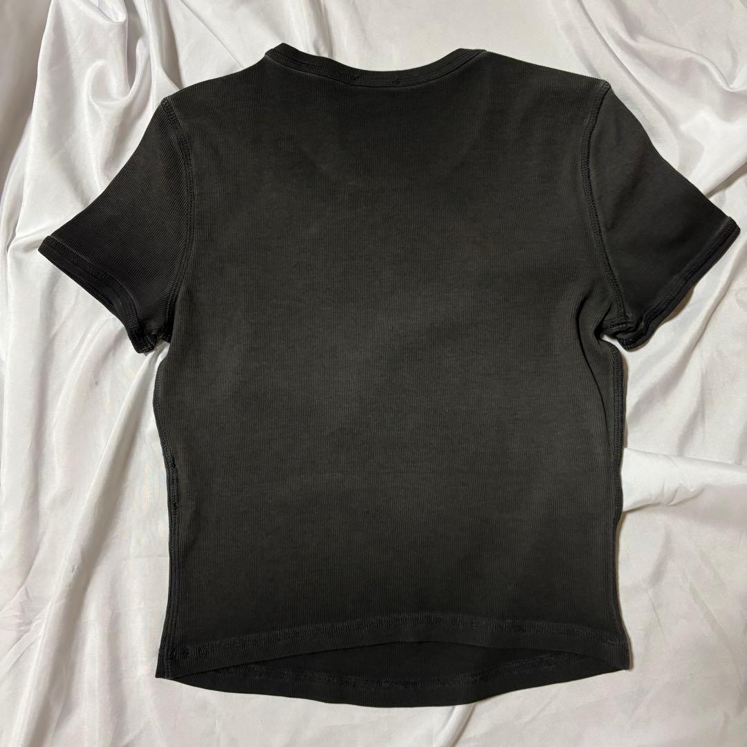 最安値【新品】ブラックDIESEL T-Ele ロゴTシャツ ハート S