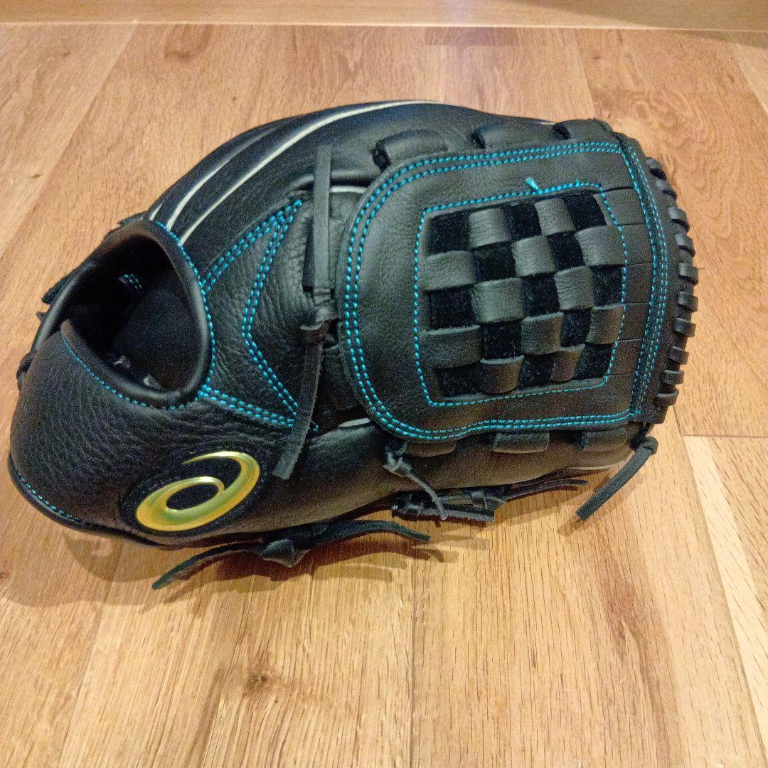 アシックス 軟式グローブ 黒