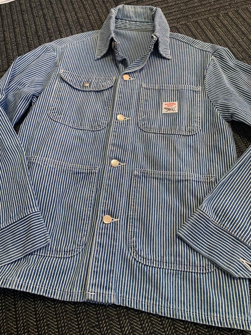 90s POINTER ポインター ヒッコリー カバーオール S USA製