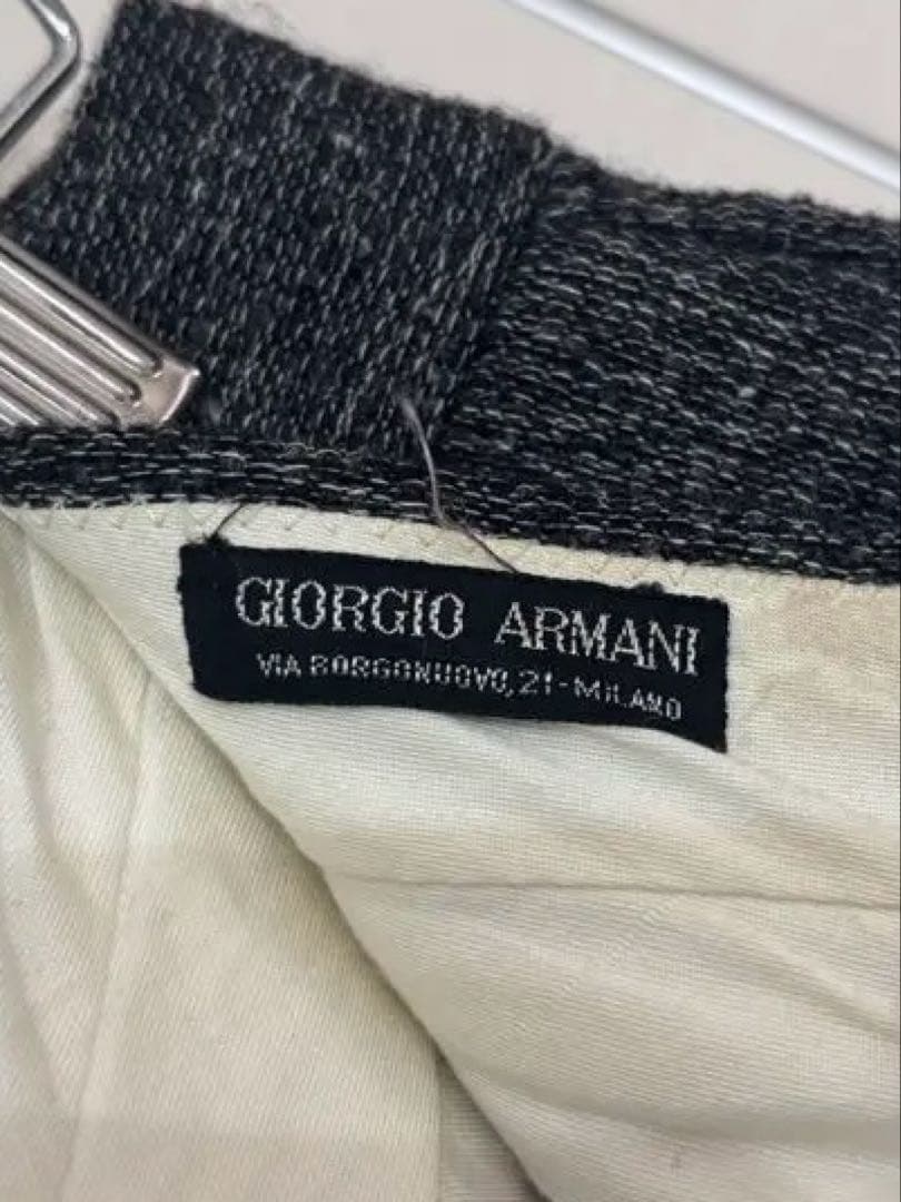 70〜80'S GIORGIO ARMANI スラックス ツイード アーカイブ