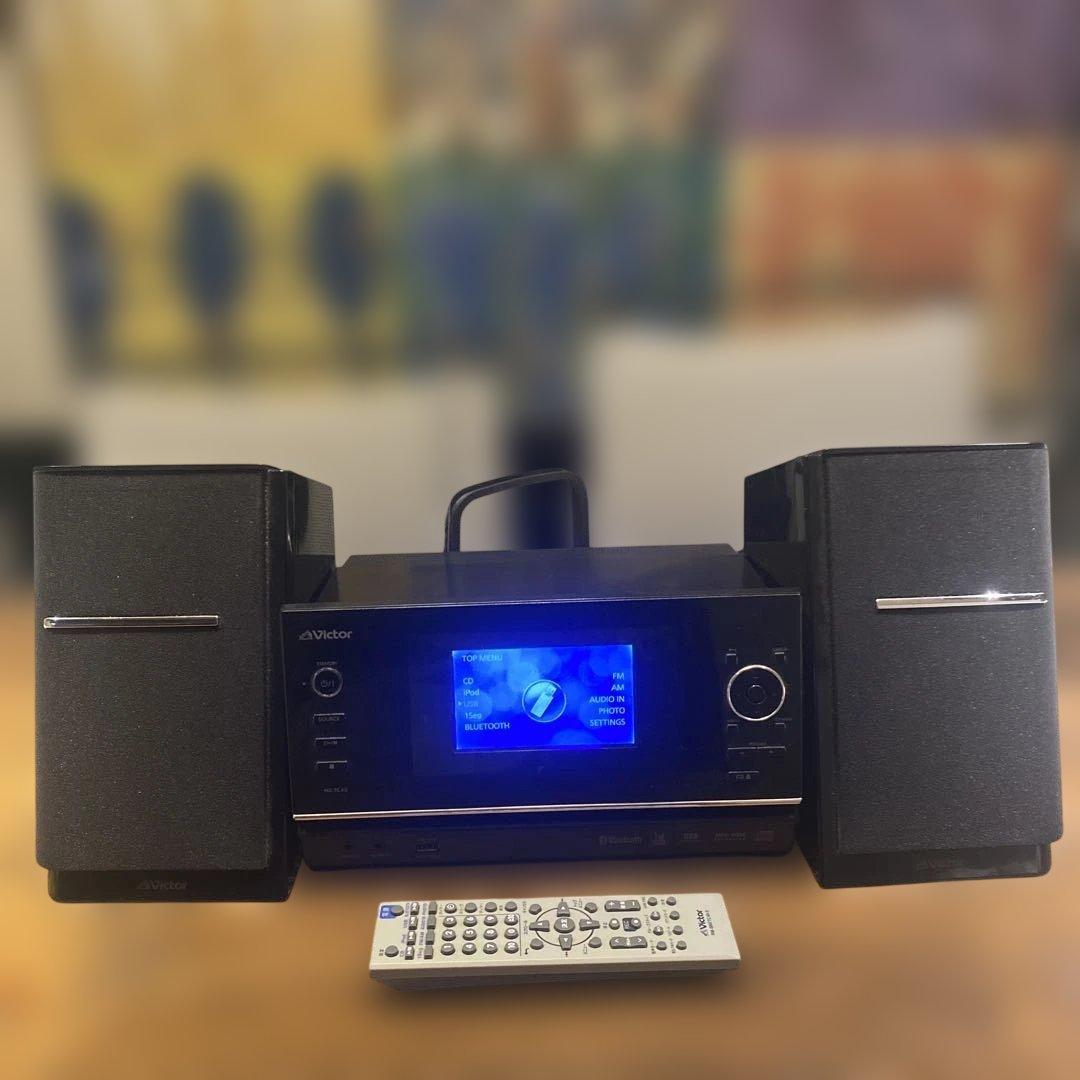 ビクター Victor コンポ CA-NXTC40 Bluetooth ブラック