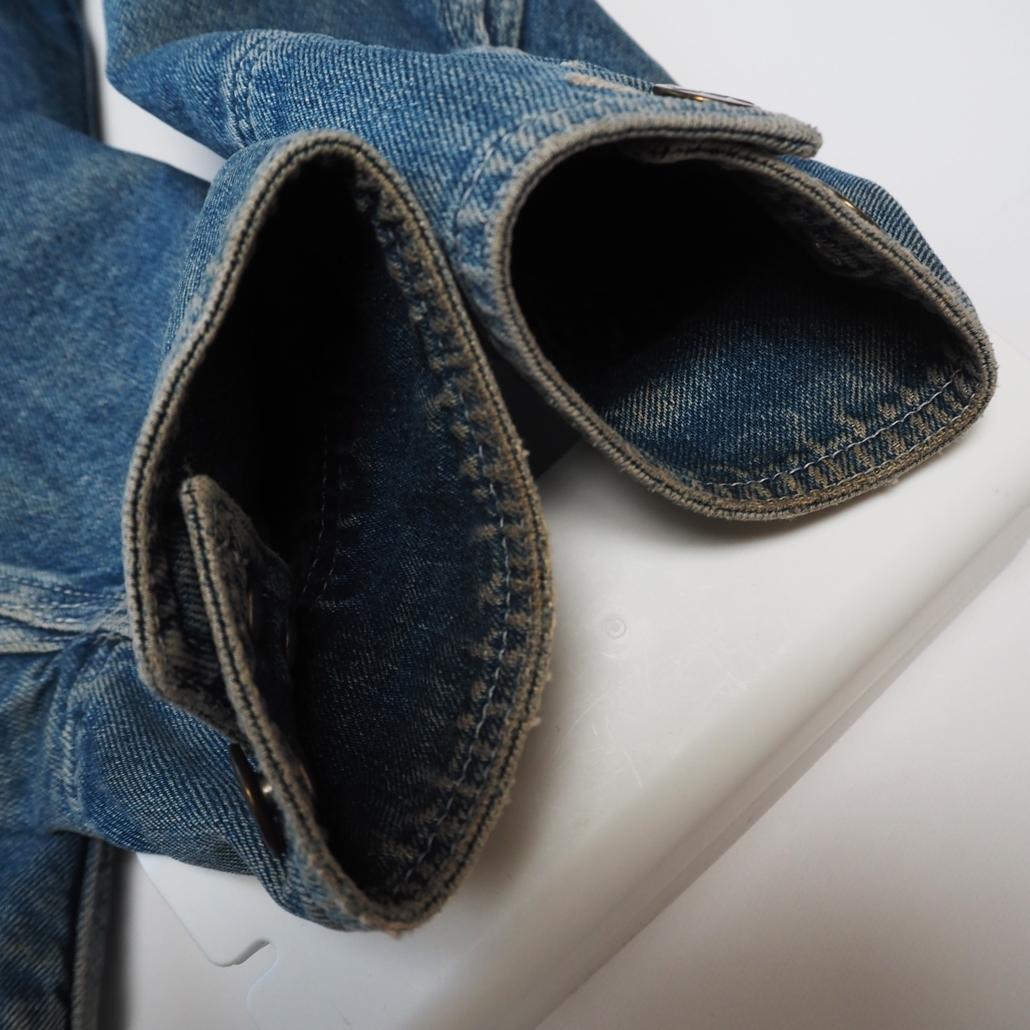 80s 日本製 Lee 81-LJ 70s復刻 襟コーデュロイデニムカバーオール