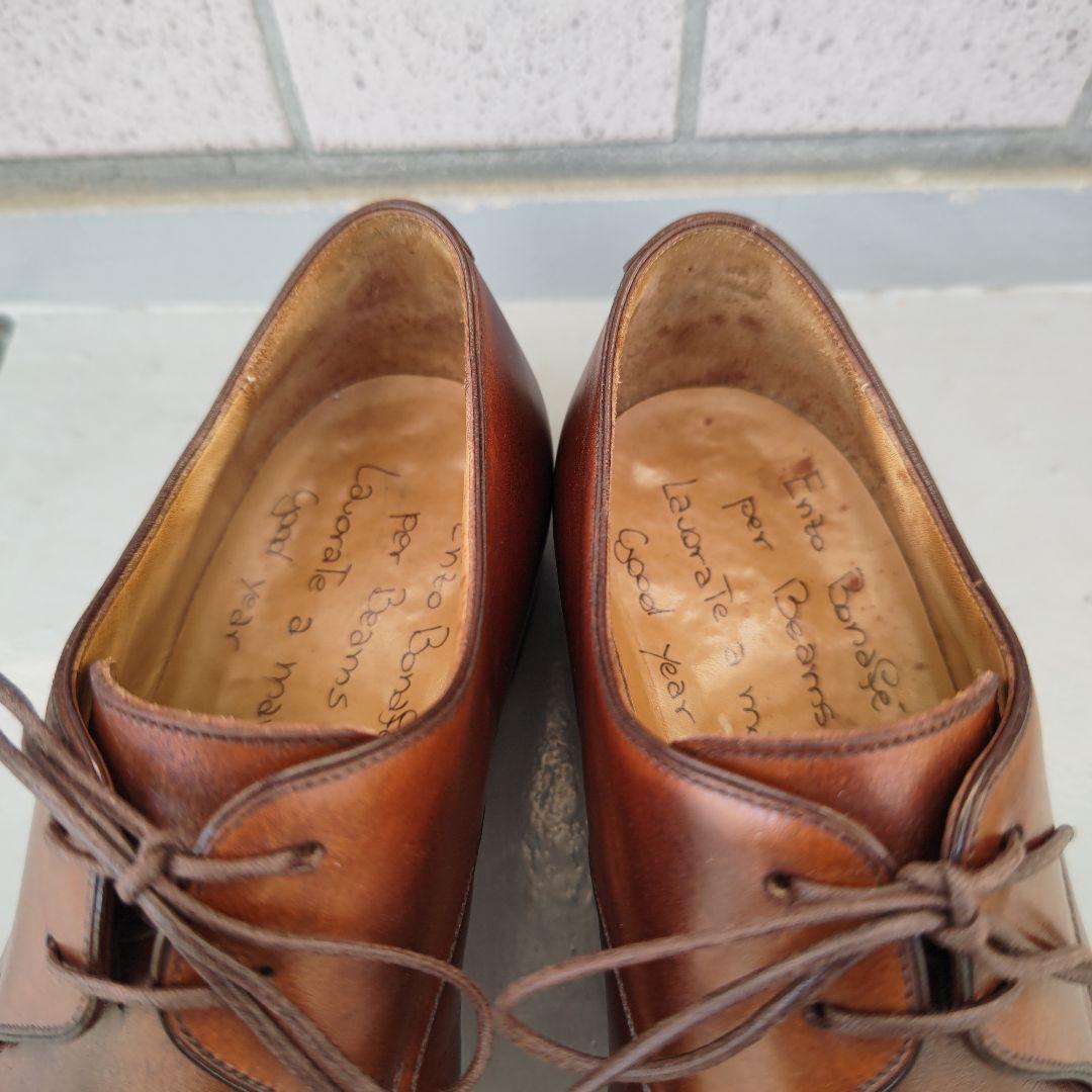 satobowさん専用　エンツォボナフェ 5.5 ブラウン レザー