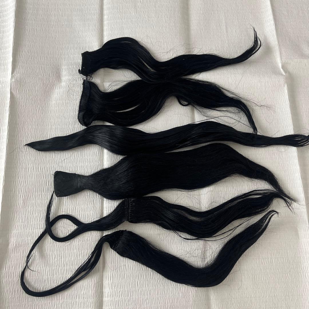 日本髪　地毛結　かもじ　人毛　花嫁　文金高島田